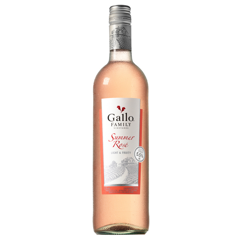 Gallo Summer Rosé Wine 75cl Alcohol, Wine